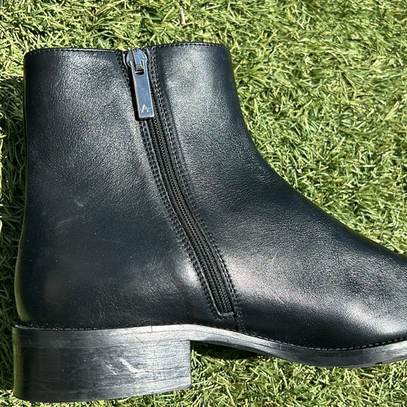 NWOB AQUATALIA Nario Weatherproof Leather Bootie Made in Italy Women’s 7.5M - Picture 6 of 10